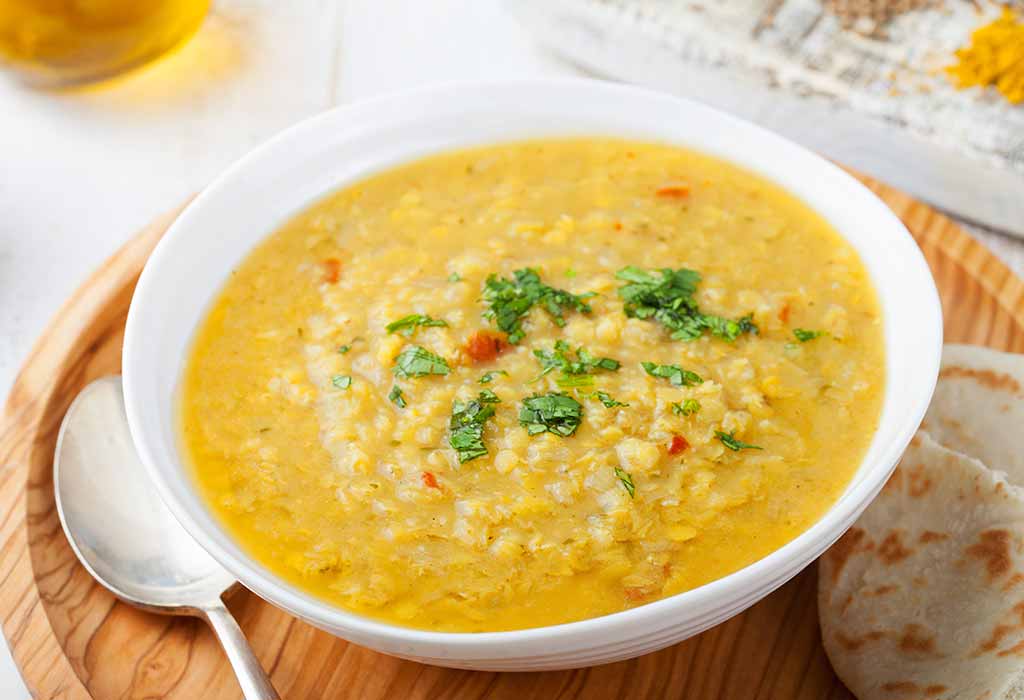 Recette de soupe aux carottes et au moong Dal (gramme vert fendu)