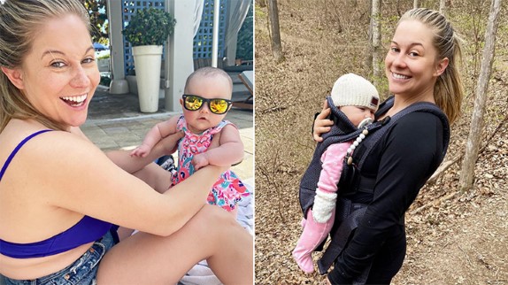 Shawn Johnson East s'inquiète de la dysplasie de la hanche après avoir utilisé son porte-bébé 27 À quoi s'attendre Logo