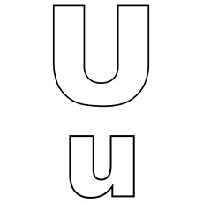 Top 10 des coloriages de lettrage en "U" que votre tout-petit adorera apprendre et colorier 8 la-petite-capitale
