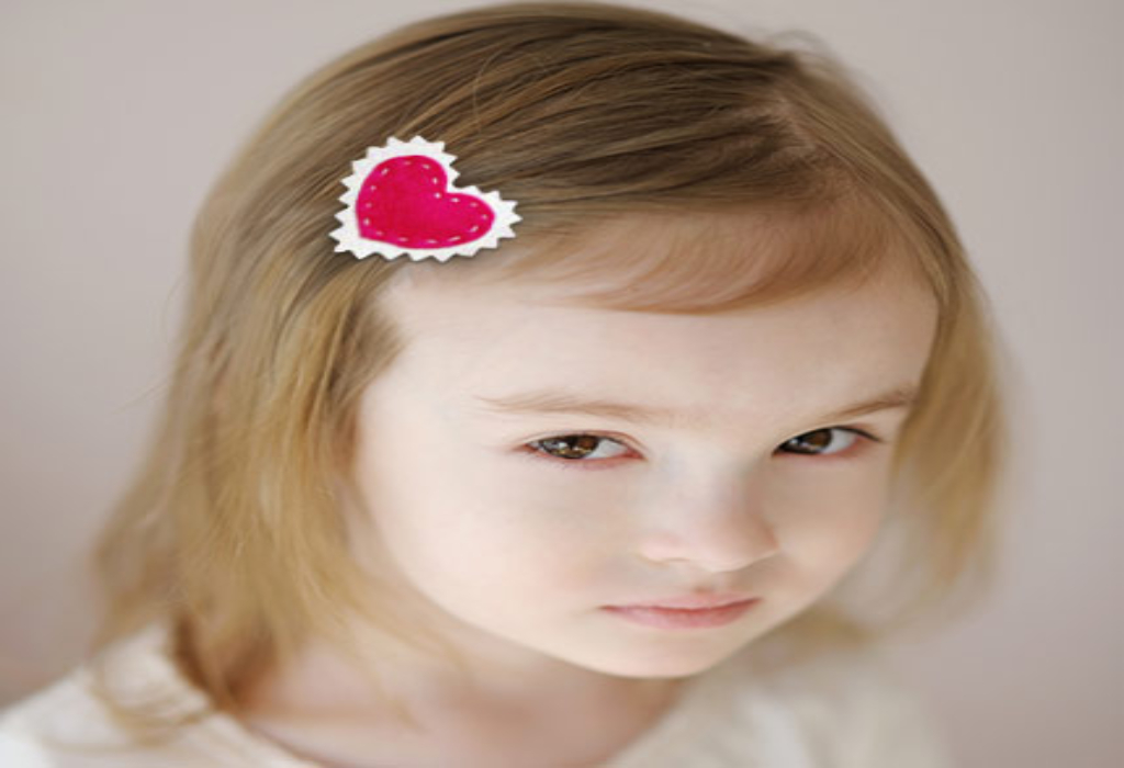 Pince à cheveux coeur Saint-Valentin