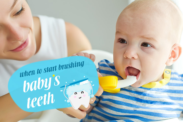 Se brosser les dents de bébé