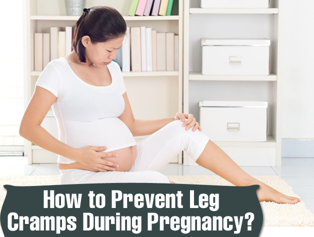 Femme enceinte, à, jambe, crampes