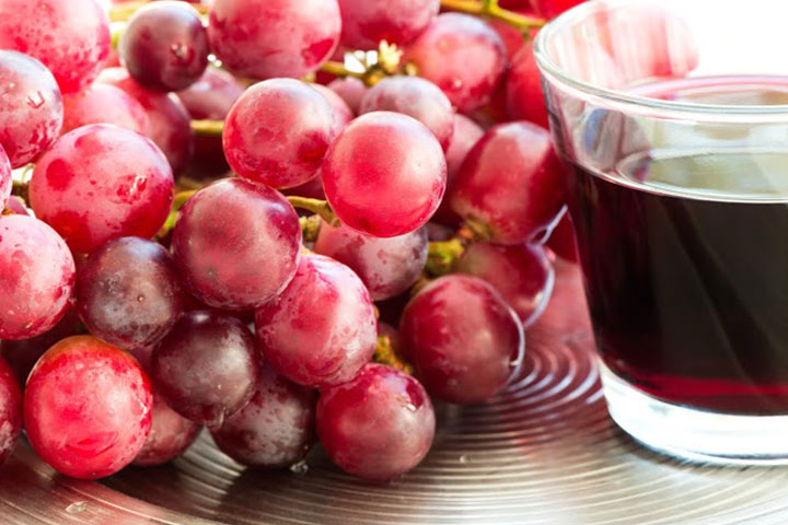 jus de raisin bébé