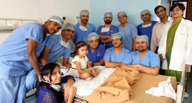 Aaradhya, le plus jeune receveur de cœur, a obtenu son congé 5 Fortis Mulund discharge heart