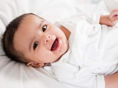 Deworming child