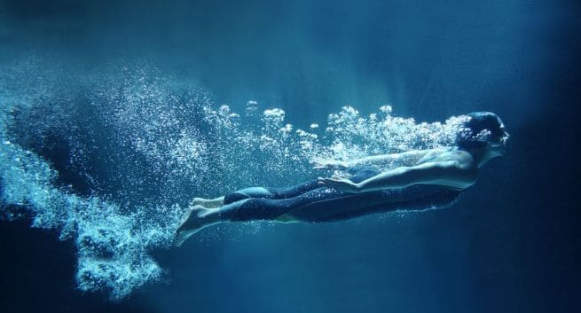 swimming