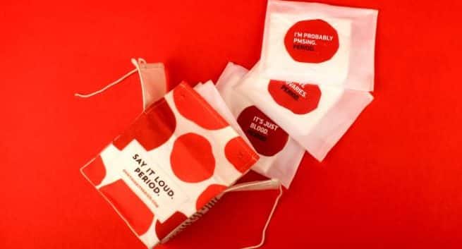 La créatrice de mode et de design NH1 Pallavi Mohan fournira aux femmes rurales des serviettes hygiéniques biodégradables à faible coût 4 Packet shots of sanitary napkins