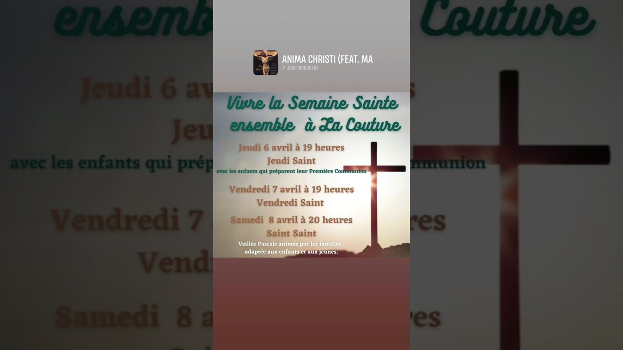 Horaires des messes : 5 moments forts à ne pas manquer cette semaine 1 horaires des messes