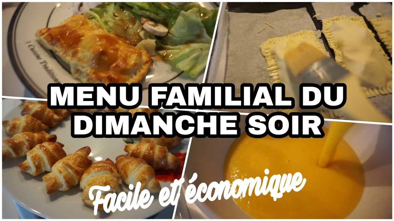 repas dimanche soir