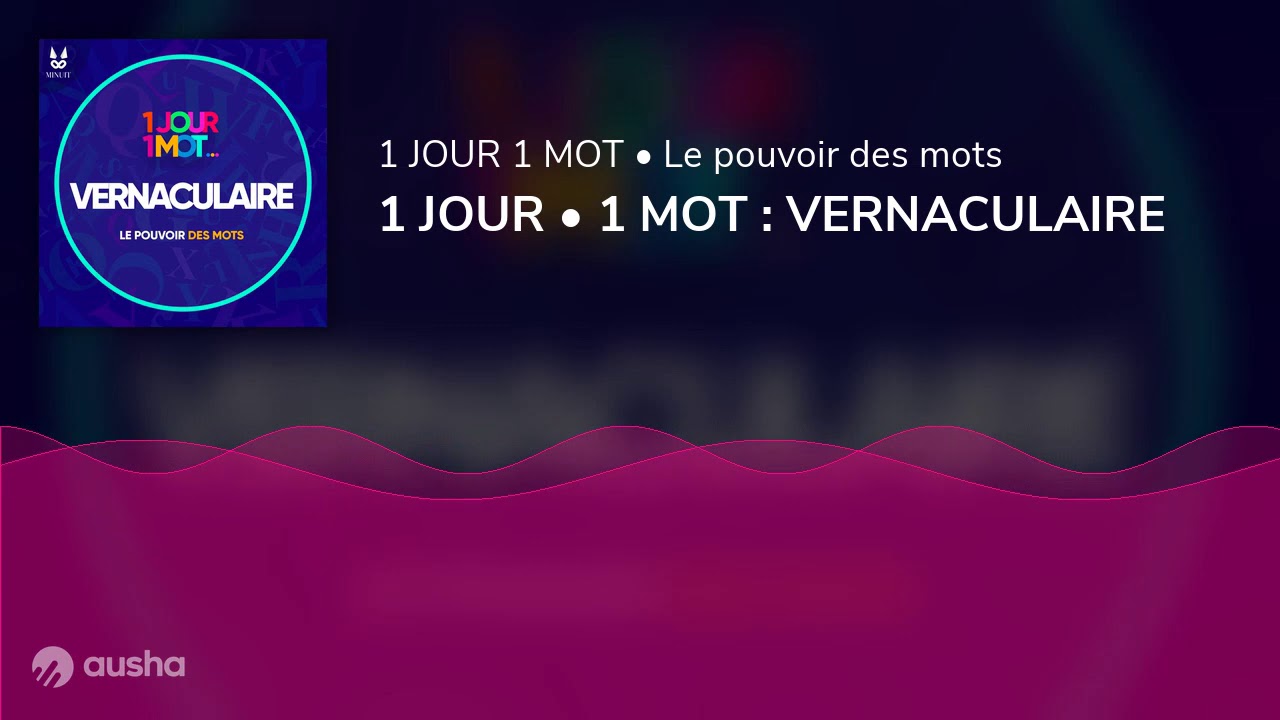 vernaculaire définition