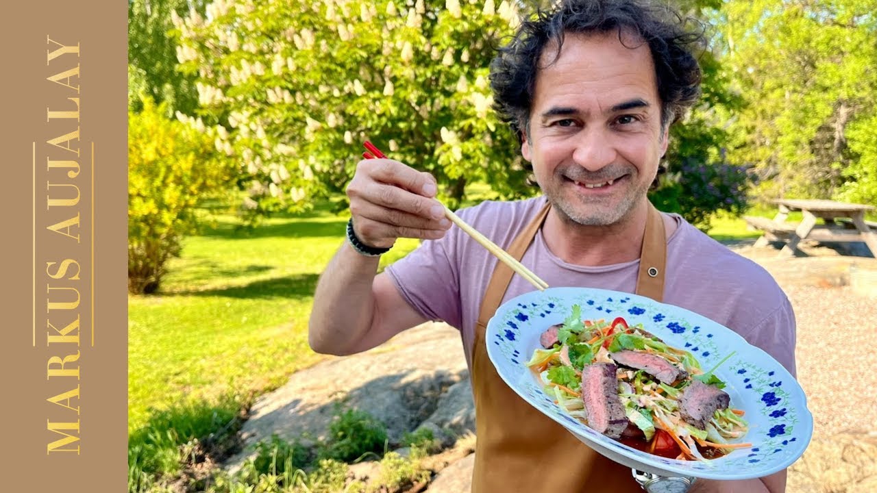 asiatisk biffsallad