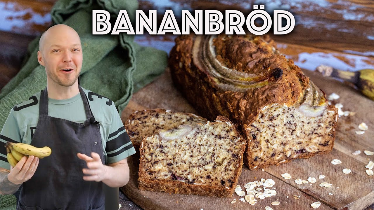 Bananbröd havregryn 5 läckra recept för nyttigt fika 7 bananbröd havregryn