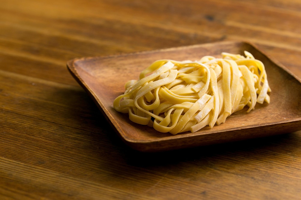 färgad pasta