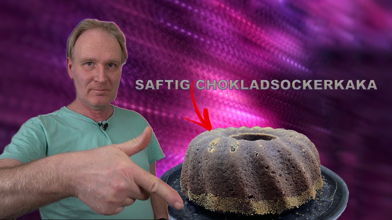 sockerkaka med chokladbitar