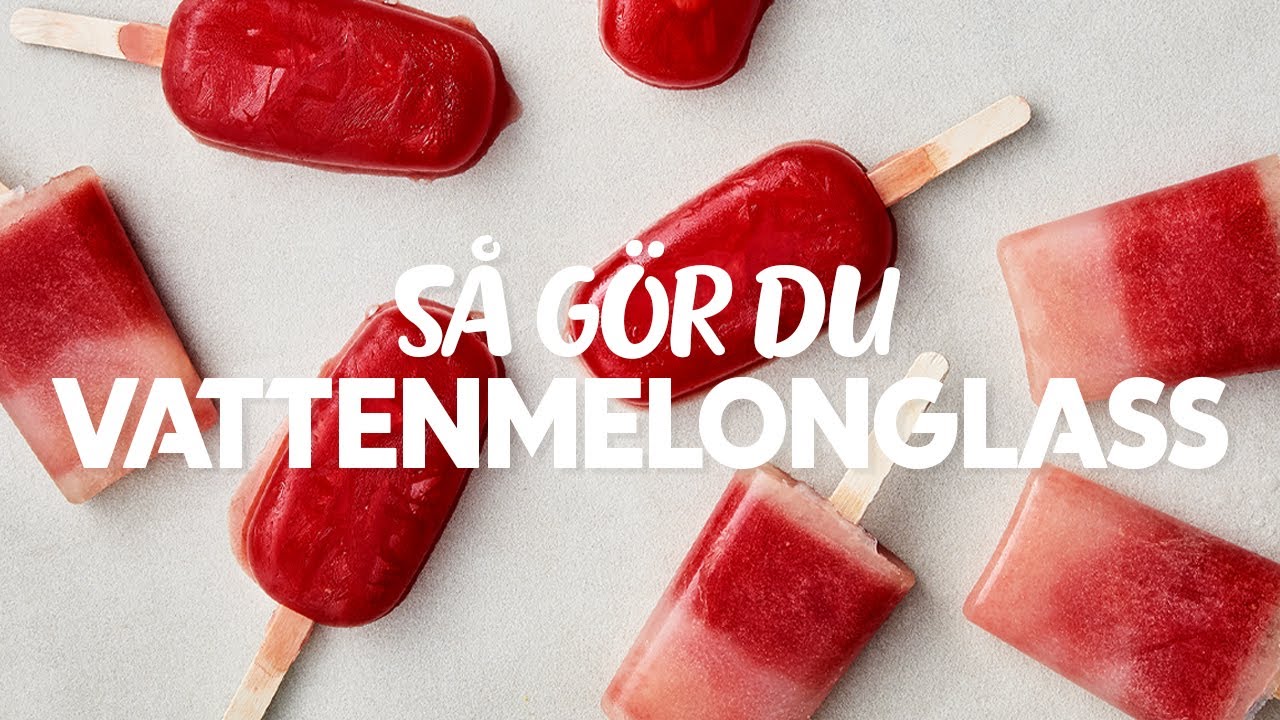 Vattenmelonglass 5 läckra recept för sommarens kylning 8 vattenmelonglass