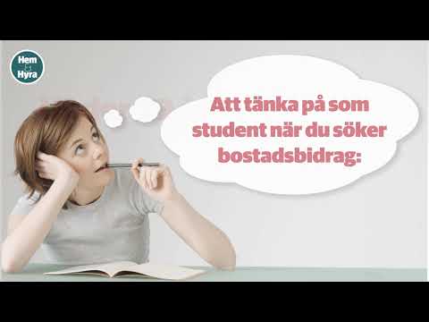 bostadsbidrag student
