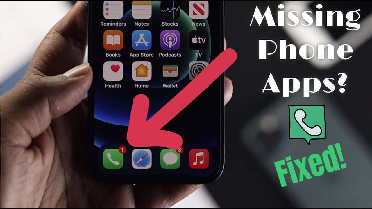 få tillbaka app på hemskärmen iphone