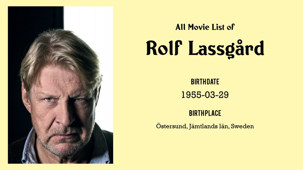 filmer och tv-program med rolf lassgård