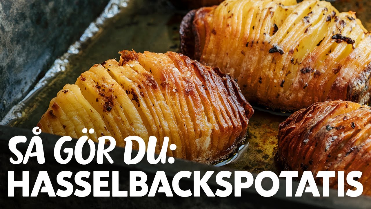 Hasselbackspotatis i ugn 5 smakfulla recept att prova 8 hasselbackspotatis i ugn