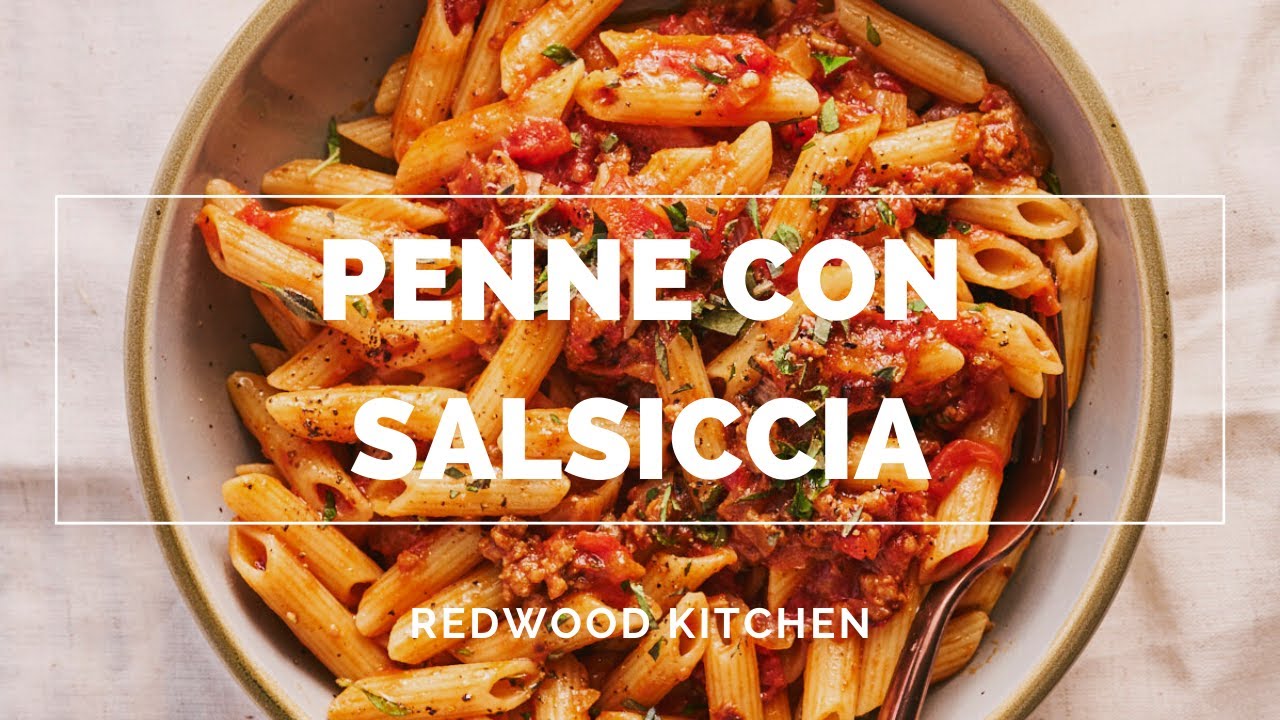 salsiccia pasta recept