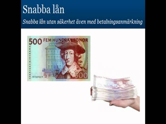 Snabb lån 5 smidiga sätt att få pengar snabbt och enkelt 7 snabb lån
