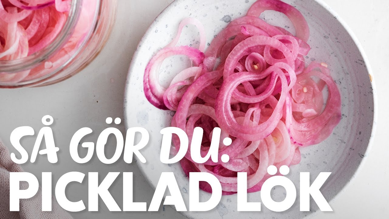 syltad rödlök