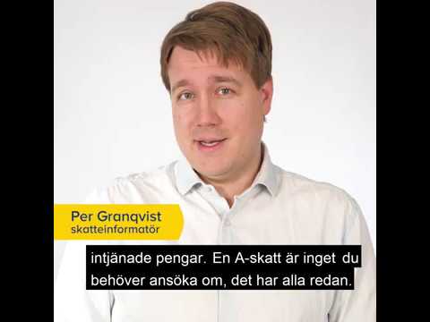 a skattsedel