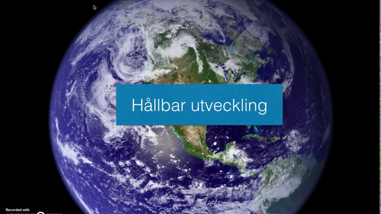 hållbar utveckling
