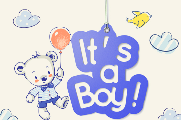 Kostenlose druckbare Babyparty-Banner für Jungen