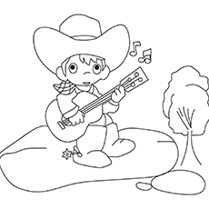 Your-Cowboy-Guitarist-16 Malvorlagen 