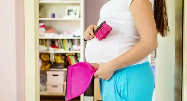 7 Hausarbeiten, die während der Schwangerschaft gefährlich sein können