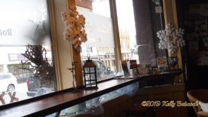 vorderes Coffeeshop-Fenster