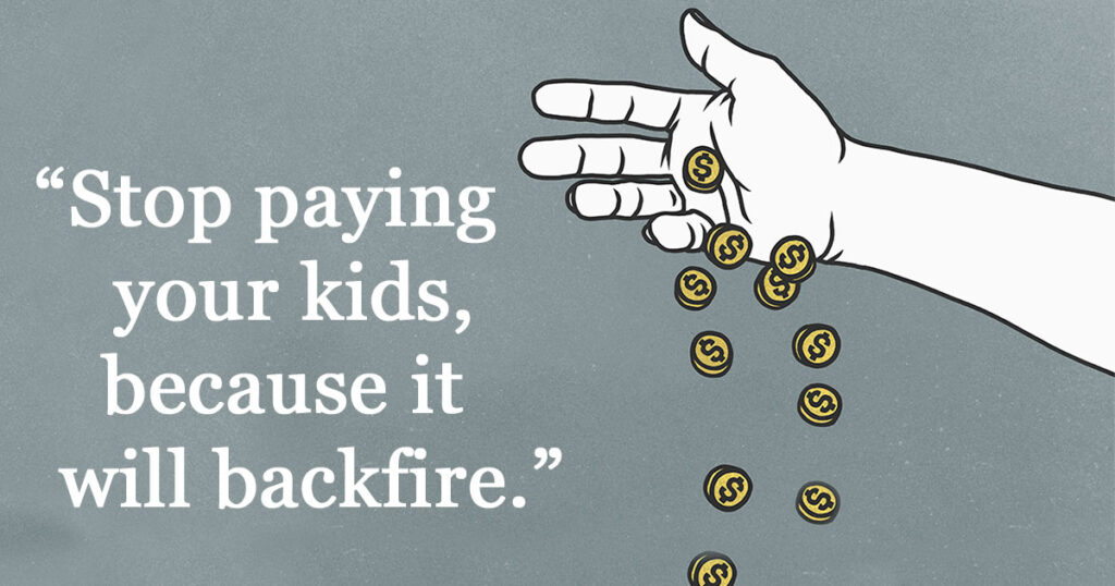 Hör auf, deine Kinder für alles zu bezahlen