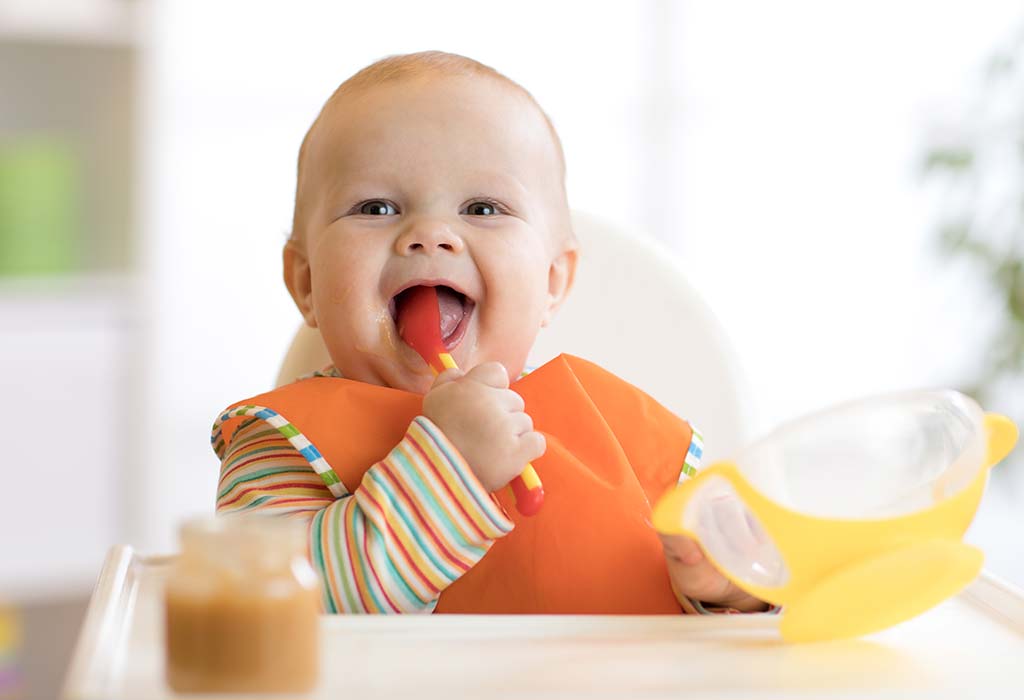 Nicht gebratene und sichere Snacks für 9 Monate + Babys