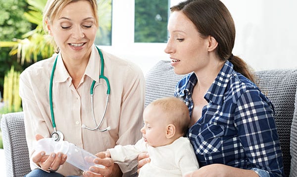 Visitas de atención médica en el hogar para nuevos padres