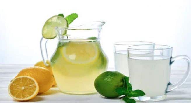 lime-water-Zero-Belly-Diet-and-juice