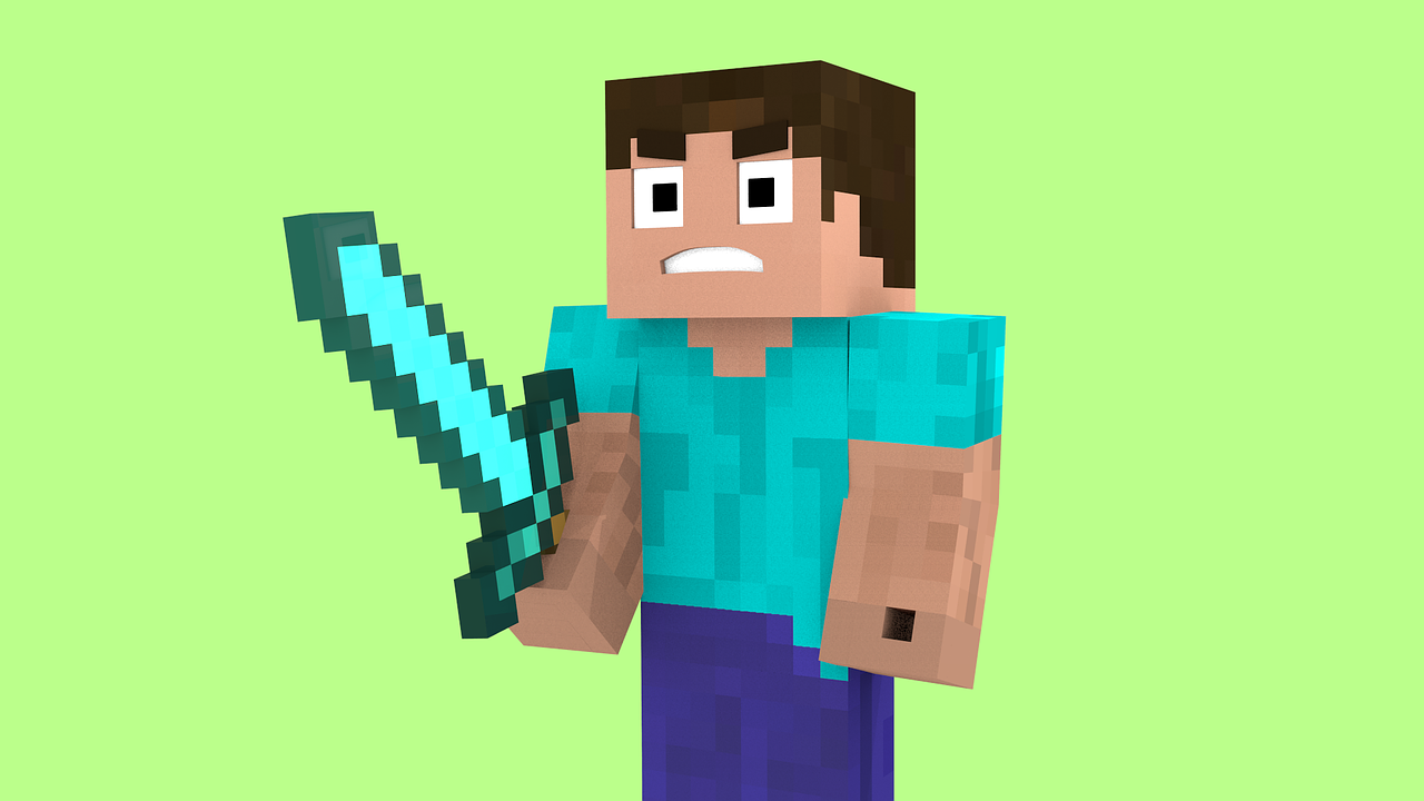 ausmalbild minecraft schwert