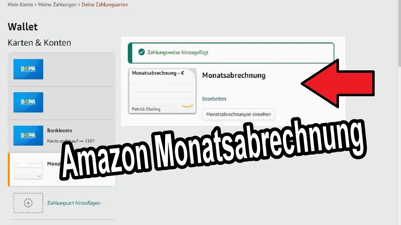 amazon monatsabrechnung