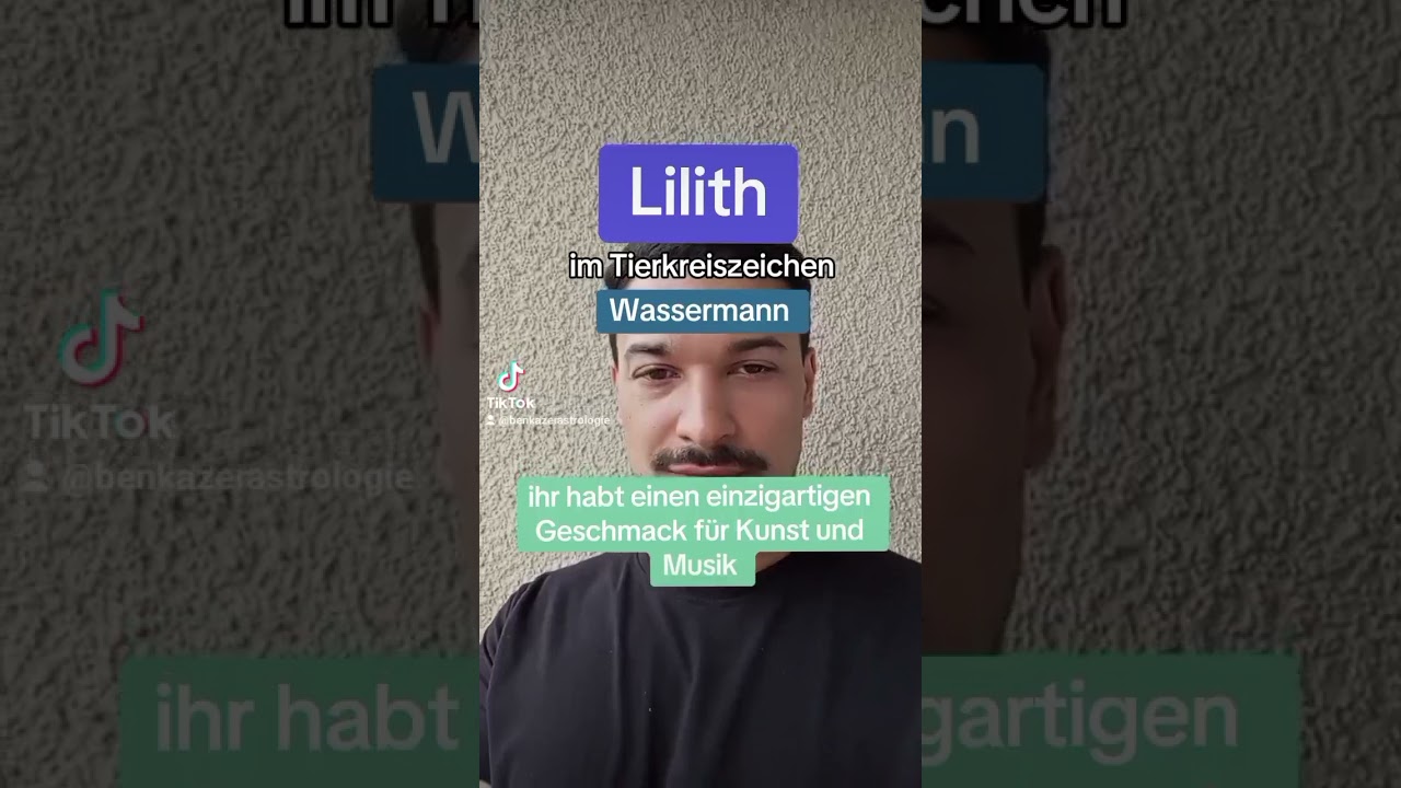 lilith im wassermann