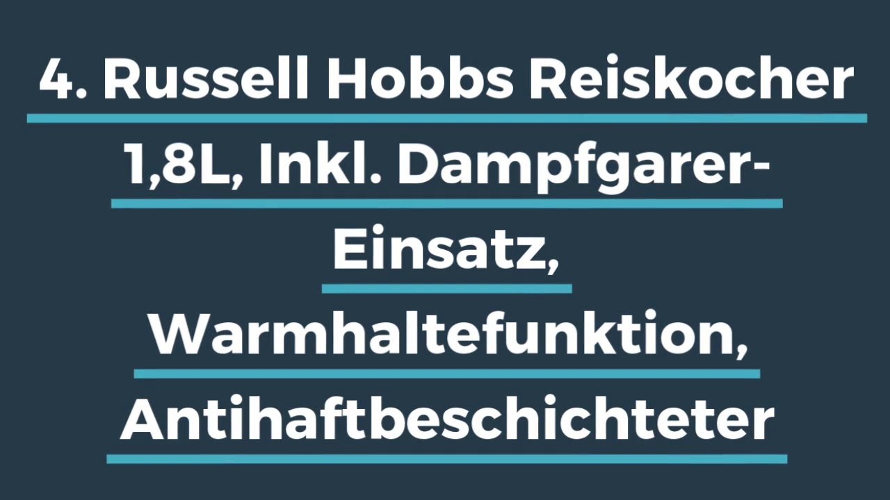 Reiskocher Test: 5 Top-Geräte für perfekt gekochten Reis 5 reiskocher test