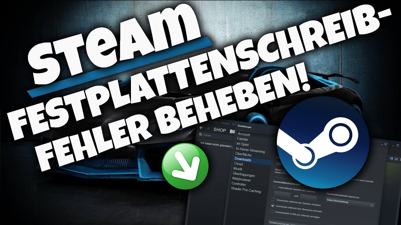 steam störung