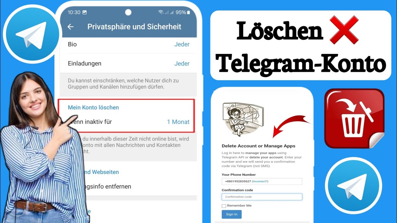 telegram löschen
