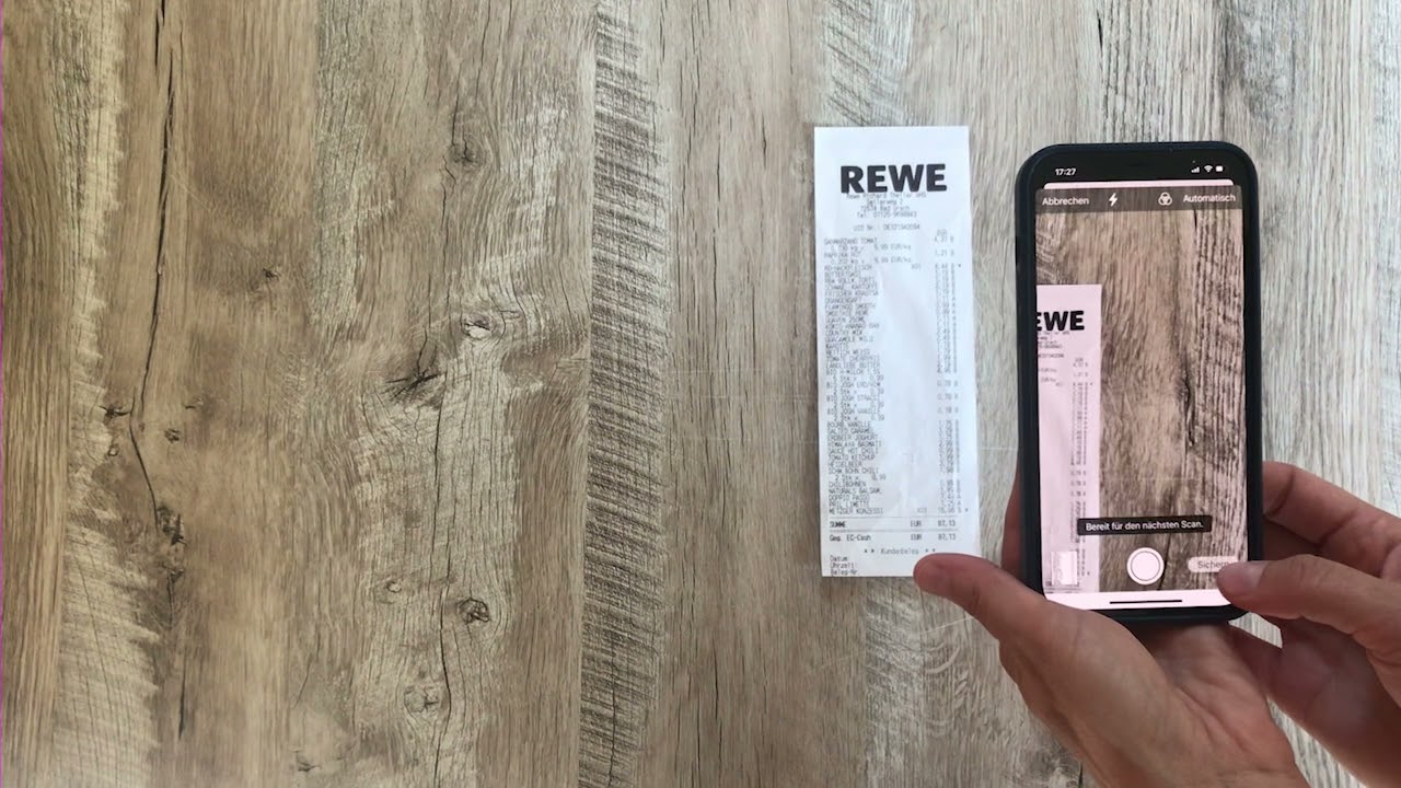 app kassenbon scannen