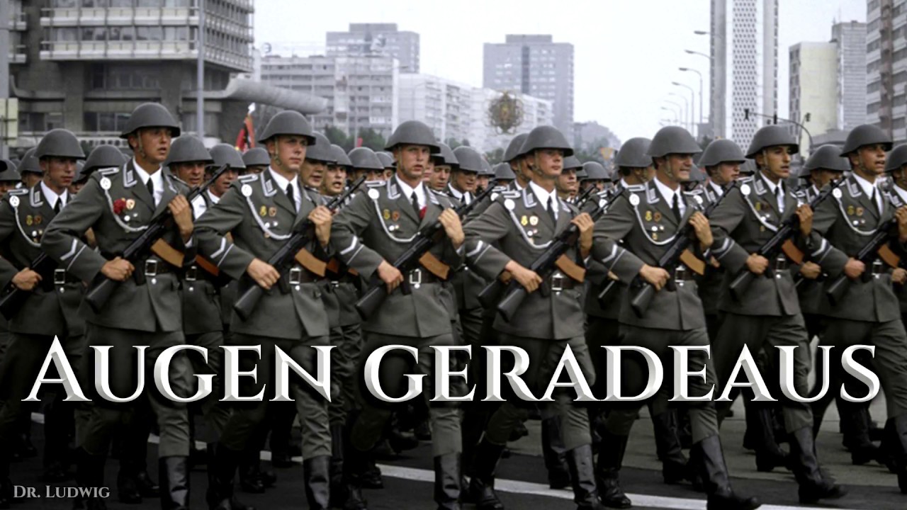 augen geradeaus