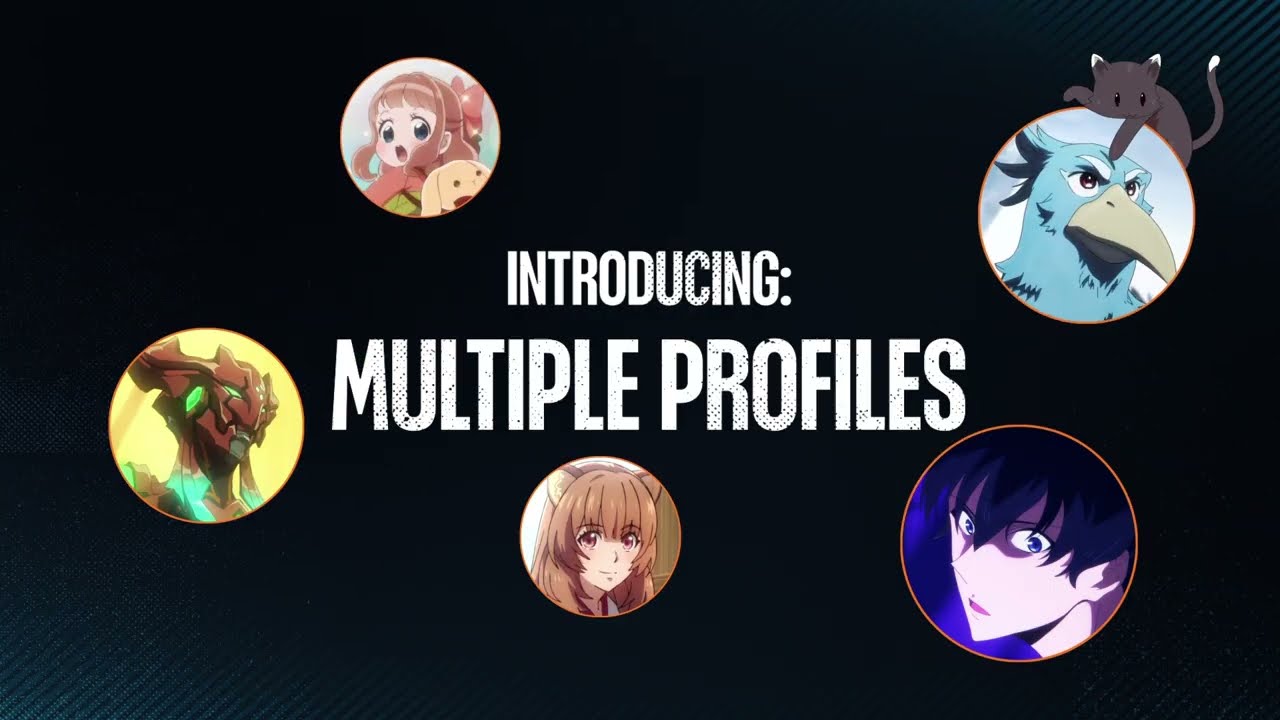 crunchyroll mehrere profile