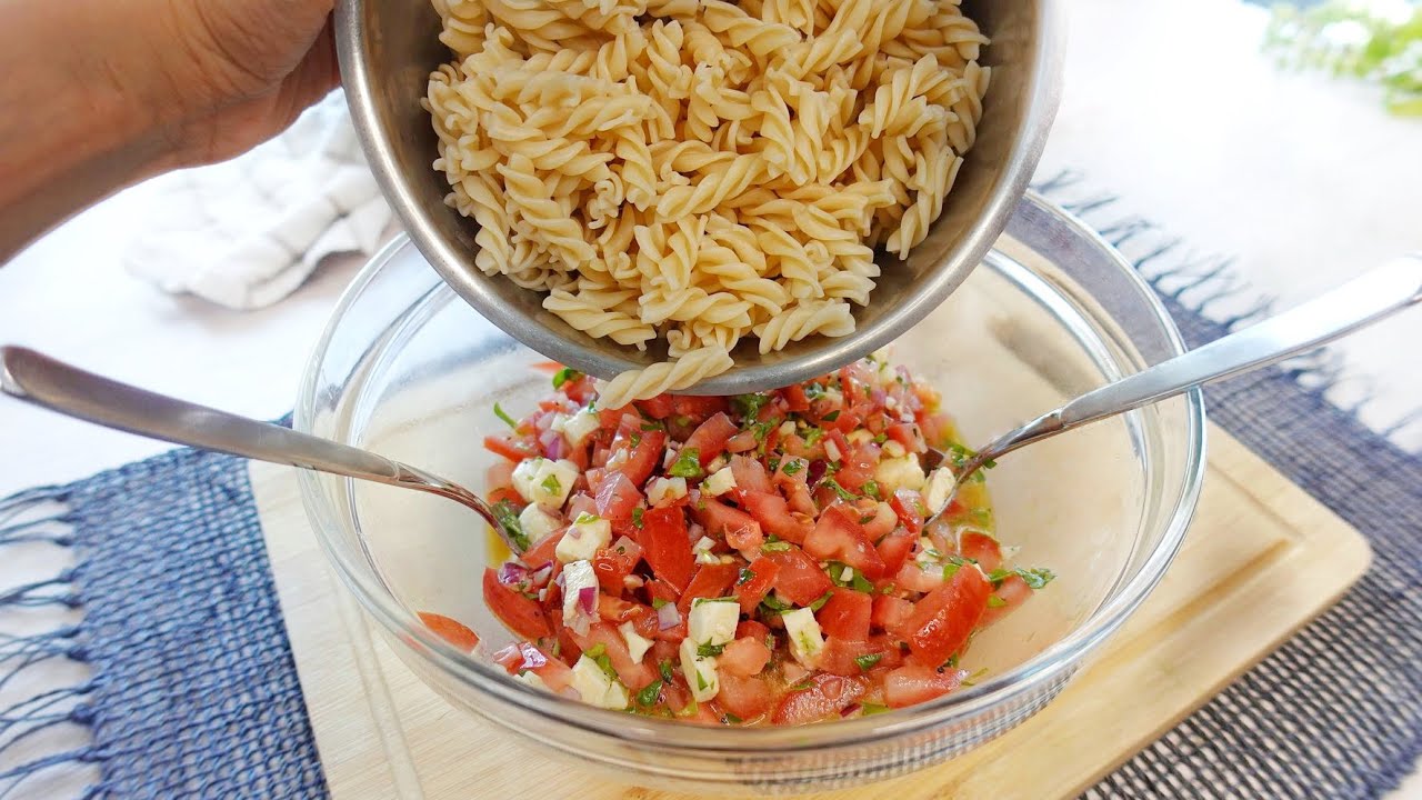 einfacher italienischer nudelsalat