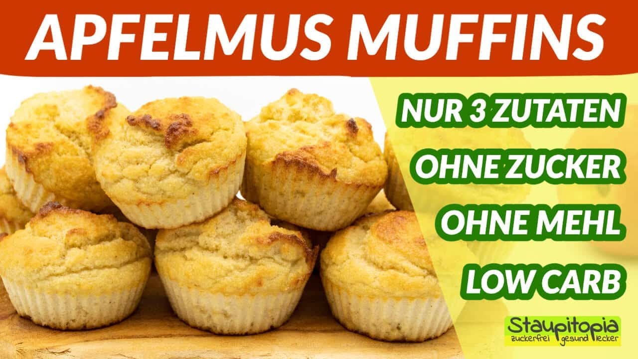 gesunde apfel muffins