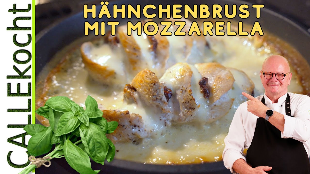 hähnchenbrust mit mozzarella gefüllt