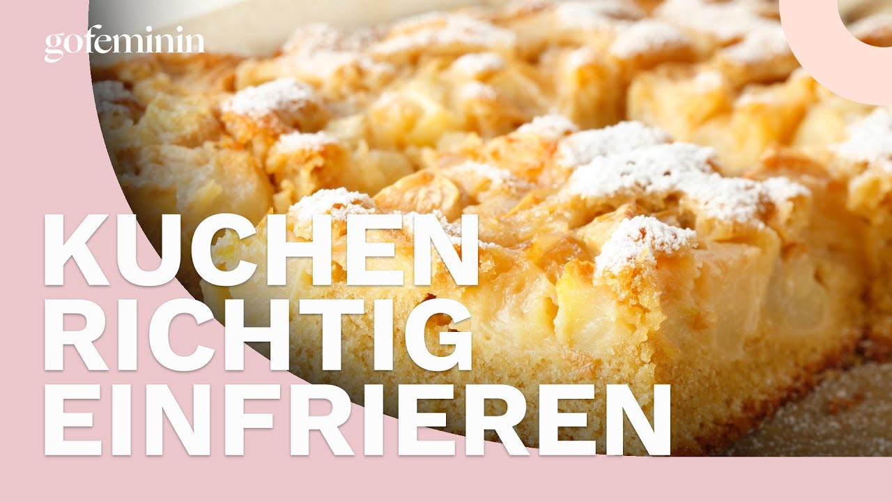 kuchen mit glasur einfrieren