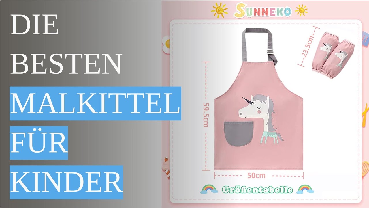 Malkittel Kinder 5 kreative Designs für kleine Künstler 4 malkittel kinder